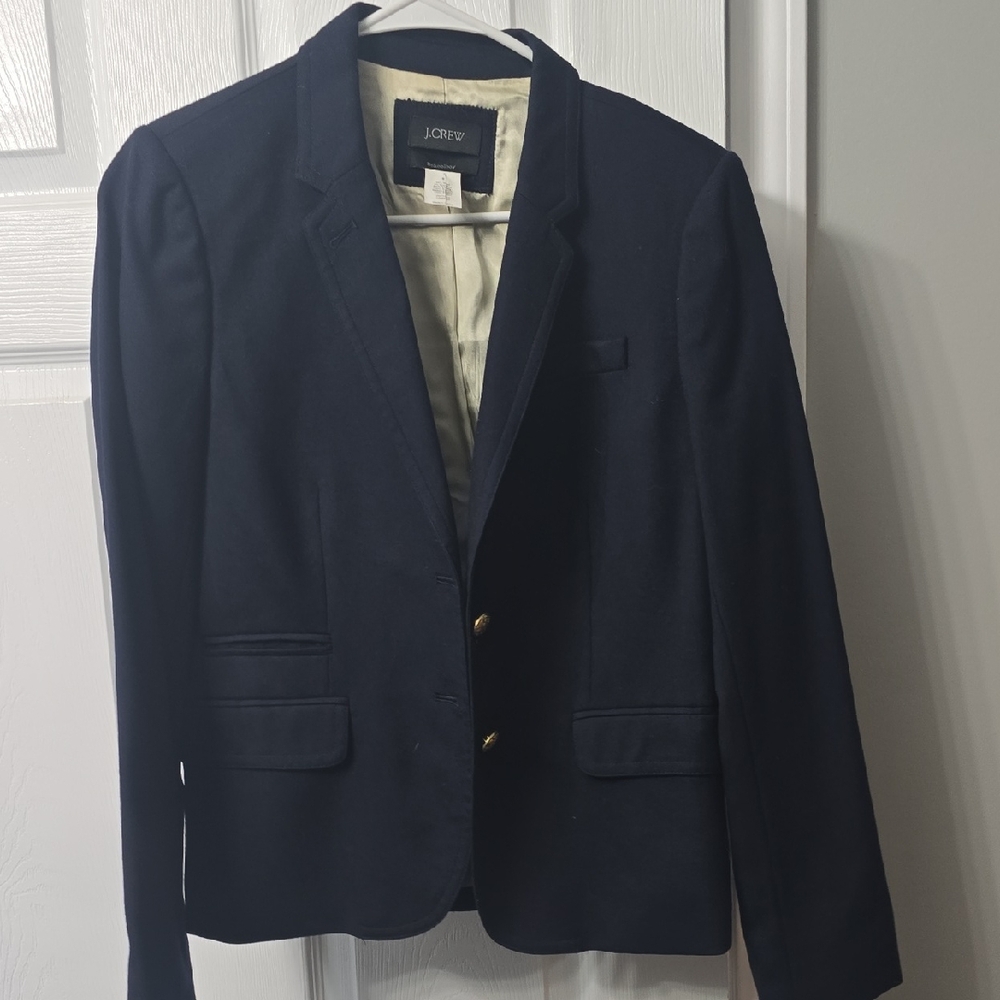 J. Crew Men's Dark Blue Blazer